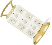 TEHAUX Multipurpose Extension Socket with Layers and Ports Tower Board Cord Safety Features Over Protection for Use