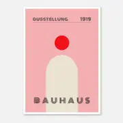 Galrie Bauhaus Ausstellung 1919 Art Print–Iconic Abstract Geometric Modern Design Decor, Poster Only, A1 60 x 84cm (23 x 33inch)