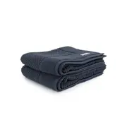 2pc Onkaparinga 60x90cm Cotton Avalon Premium Bath Mats Set 850GSM Midnight