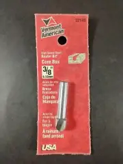 Vermont American 22149 3/8" High Speed Steel Core Box Router Bit NEW