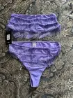 New Fashsion Nova Fringe Tube Top Bikini Size M