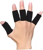FRCOLOR Sports Thumb Braces Elastic Compression Gaming Finger Sleeves Basketball Thumb Protection Finger Protector
