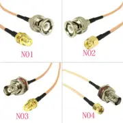 SMA Male Female Nut To BNC Plug Jack Pigtail Cabel Adapter RG316 Cord Converter