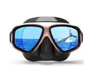 Snorkel Mask, Diving Tempered Glass Mask Goggles