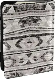 [JEJEA] Grey Tribal Print Travel Organizer Credit Cards Case Passport BookPassport Holder Cover Wallet forTraveling,, Black, One Size