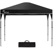 RED TRACK 3.6x2.2m Ultra Compact Folding Gazebo, Carry bag, Portable Outdoor Popup Marquee for Camping Beach, Black
