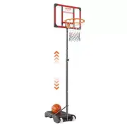 Portable Basketball Hoop Stand 4 to 10 ft Adjustable Height Backboard System...