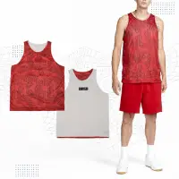 在飛比找momo購物網優惠-【NIKE 耐吉】背心 Dri-FIT 男款 紅 灰 印花 