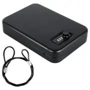 for , Solid Steel , Small Handgun Lock Box with Combination Lock8595