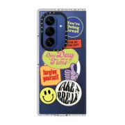 Galaxy Z Fold7 Clear Magnetic Case Doing Great by Quotes by Christie