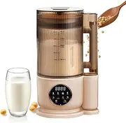 Automatic Nut Milk Maker,Multifunctional Soy Milk Maker,1.5L Wall Breaking Machine with 10-Leaf Blades,Appointment,self Clean Function, for Homemade Oat, Soy Milk, and Non-Dairy Beverages