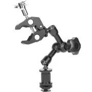 Arm 7 inch Articulating Friction Arm Super Clamp Adjustable Rod Clamp2733