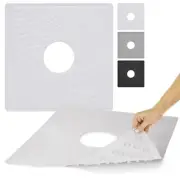 Vive Shower Mat - 22" by 22" Square Non Slip Large Bath Mat for Bathtub - Pat...