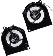 Deal4GO 12V CPU & GPU Graphics Cooling Fan kit Replacement for Dell G15 5530 G16 7630 2023 with RTX 4050 4060 4070