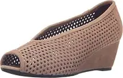 [VANELi] Women's Warp Truffle Suede Wedge 10 M (B)