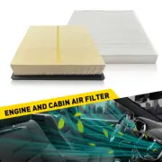 For Jeep Grand 2012-2021 Cherokee V8 6.4L Carbon Cabin & Engine Air Filter Combo (for: Fiat)