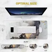 Mouse Pad Memory Foam Ergonomic Keyboard Mouse Wrist Rest Suppo Extended Gaming
