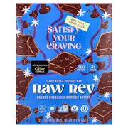 Raw Rev, Plant-Based Protein Bar, Double Chocolate Brownie Batter, 12 Bars, 1.6 oz (46 g) Each