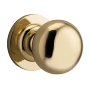 Iver Cambridge Door Knob on Round Rose Concealed Fix