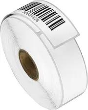OfficeSmartLabels ZE1100300 [ 1" x 3" ] Direct Thermal Labels, Compatible with Zebra Printers for Postage Barcode Shipping - 4 Rolls / 1" Core