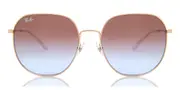Ray-Ban RB3680D Asian Fit 9202I8 Men's Sunglasses Gold Size 60