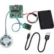 8MB Sound Recordable Module Button Control Programmable Voice Chip, MP3 Music...