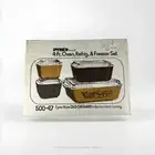 VINTAGE Pyrex Old Orchard 4-Pc Oven, Fridge & Freezer Set 500-47 MCM NEW SEALED