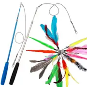 Kitten and Cats interactive Teaser Feather Catcher Toy