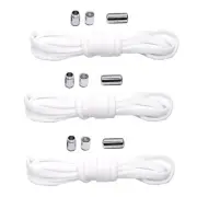 3 Pair Tieless Elastic Shoe Laces,No Tie Shoelaces One Size Fits All Adult Ki...