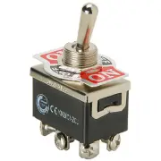 DPDT Heavy Duty Toggle Switch Center Off