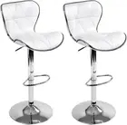 Artiss Bar Stools Stool Set of 2 Adjustable Kitchen Swivel Counter Barstools ...