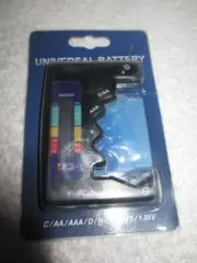 Universal Digital Battery Tester C D N AAA AA 1.5V 9V Button Cell Portable NEW