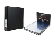 BCW 1 Pocket Pages 100ct + 2" Album Black Archival Binder Page for Photos