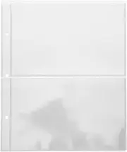 TEHAUX Large Capacity Currency Pages 10 Sheet Inserts PVC Material Stamp Display Book Portable Banknote Case Bill Protection Bags