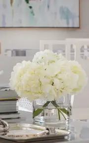 [Diane James Designs] White Hydrangea Bouquet