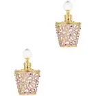 Set of 2 Perfume Bottle Essential Oil Bottles with Dropper Small