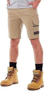 [TRADIE] Men's Flex Contrast Cargo Short Mens Workwear, Soft Stretch Flex Fabric, Tough, Durable Construction, Mens Cargo Work Shorts