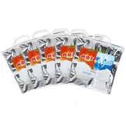 Home Master� 5PCE Thermal Bags Reusable Hot/Cold Snap Lock Handles 49 x 51cm