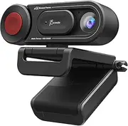 j5create 1080P Dual Mode Webcam and Document Camera with Auto & Manual Focus, Magnetic Privacy Cover for PC, Laptops | for Live Streaming, Video Calls, Online Meetings, Online Classes (JVU250)