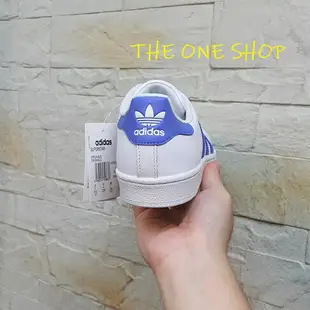 adidas 愛迪達 SUPERSTAR 白鞋 白色 紫標 紫色 皮革 經典款 運動鞋 板鞋 G27810