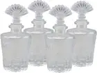 Simoutal Set of 4 Glass Diffuser Bottles 150Ml,Reed Diffuser Aroma Bottles
