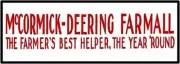 McCormick Deering Metal Sign: 8" x 24" USA STEEL XL Size - 3 LBs - Free Shipping