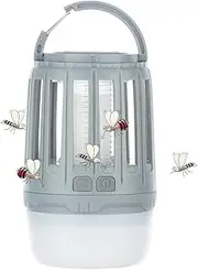 Zapper Lamp – Cordless Fly Catcher, Electric Trap, Indoor Control | USB Powered Waterproof Light Bulb, Long-Lasting Zapper for Travel, Campgrounds, Garden Areas