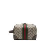 [Gucci] Gucci Savoy Canvas Wash Bag ONE SIZE NEUTRALS