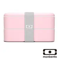 在飛比找momo購物網優惠-【MONBENTO】雙層餐盒-荔枝色(MB-12001210