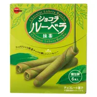 在飛比找蝦皮商城優惠-日本 BOURBON 抹茶巧克力風味蛋捲 6入