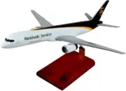 UPS Worldwide Services Boeing 757-200F Desk Top Display 1/100 Model SC Airplane