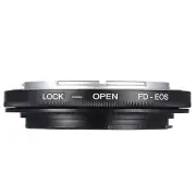 FD-EOS Mount Adapter Ring For Canon FD Lens to EF EOS Mount Camera Camcorder New