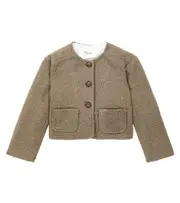 [Bonpoint] Bonpoint Tabitha teddy jacket Y 14 brown