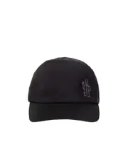 Embroidered Logo Baseball Cap One size Black
